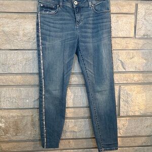 INC International Concepts Dark Blue Ankle Jeans